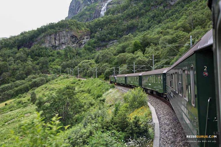 Zugfahren in Norwegen