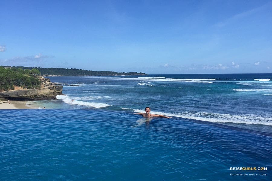 Strände auf Bali mit Pool