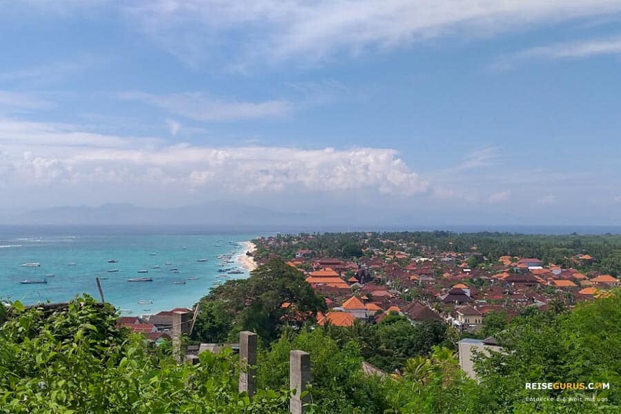 Nusa Lembongan Sehenswürdigkeiten Panorama Point Aussichtspunkt
