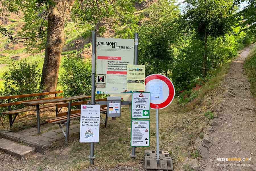 Eintrittspreise und Öffnungszeiten Calmont Klettersteig
