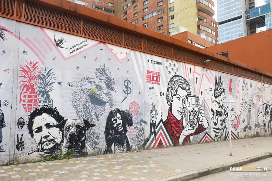 Bogotá Graffiti Tour Preise und Zeiten