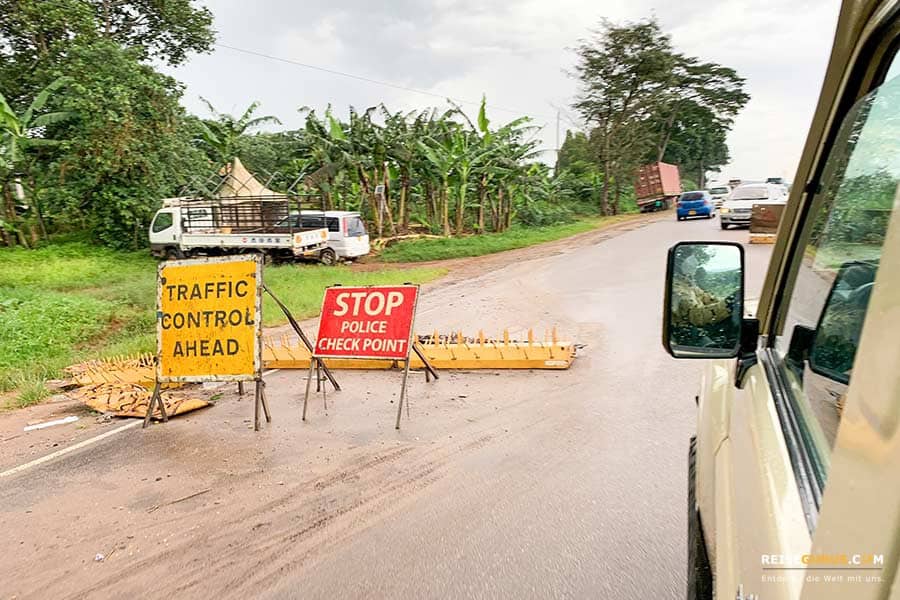 Autofahren in Uganda