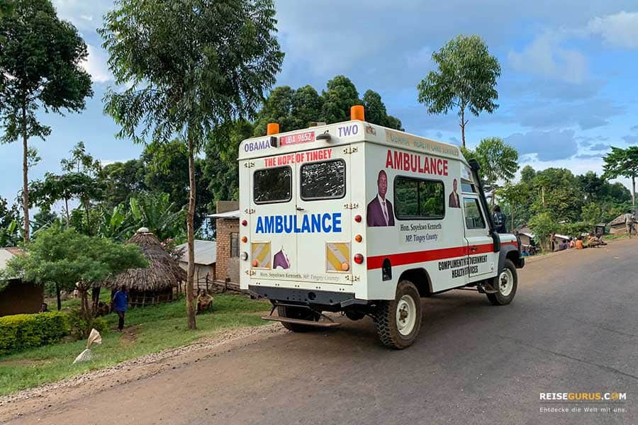 Uganda Krankenwagen und Medizinische Versorgung