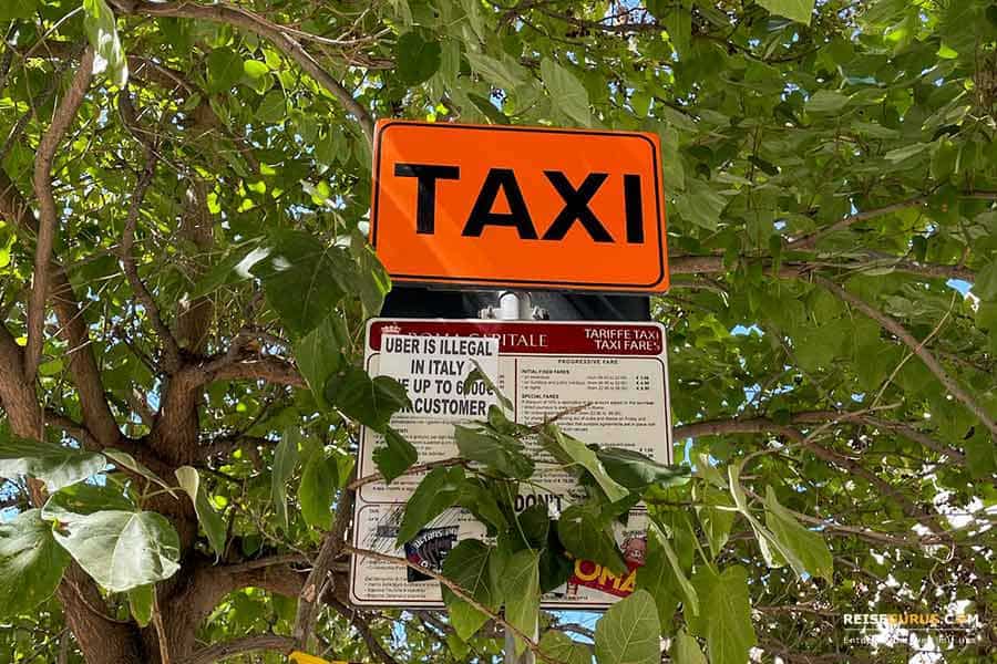 Taxikosten in Rom