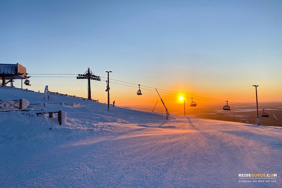 Finnland Wintertouren Skifahren